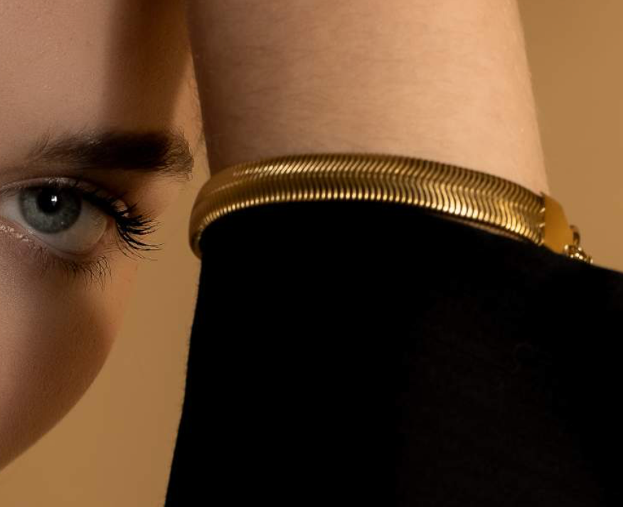 HoopLa – Großhandel Glieder- & Kettenarmband – Schlangenfischgräten-Stahlkettenarmband - Wasserdicht8