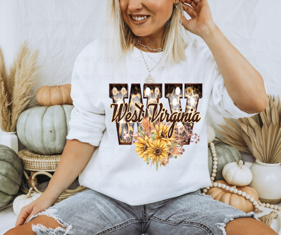 Sassy and Sublime - Wholesale Sublimation Transfer - WV Sunflowers TRANSFER5