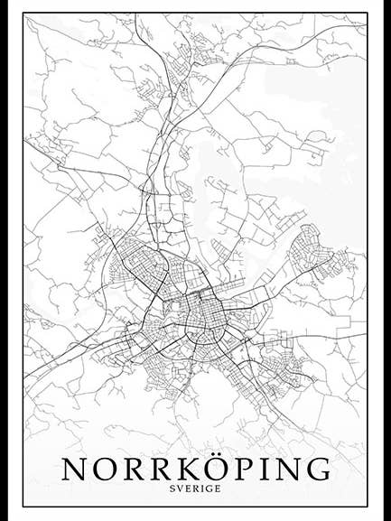 Plakat Norrköping für den Großhandel von Hugodesign