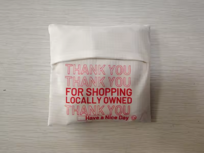 Ghost Poppy - Wholesale Tote Bag - Unisex - Thank You For Shopping Local Reusable Tote Bag5