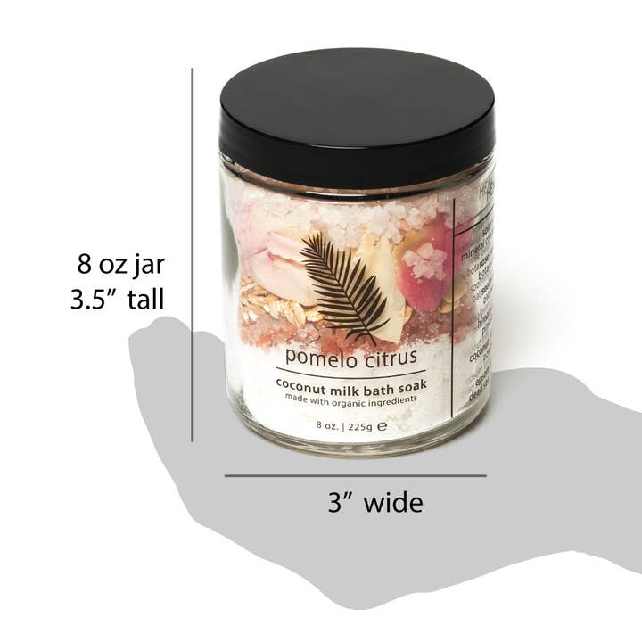 Hemlock Park - Wholesale Bath Soak/Milk - Pomelo Citrus | Coconut Milk Mineral Bath Soak4