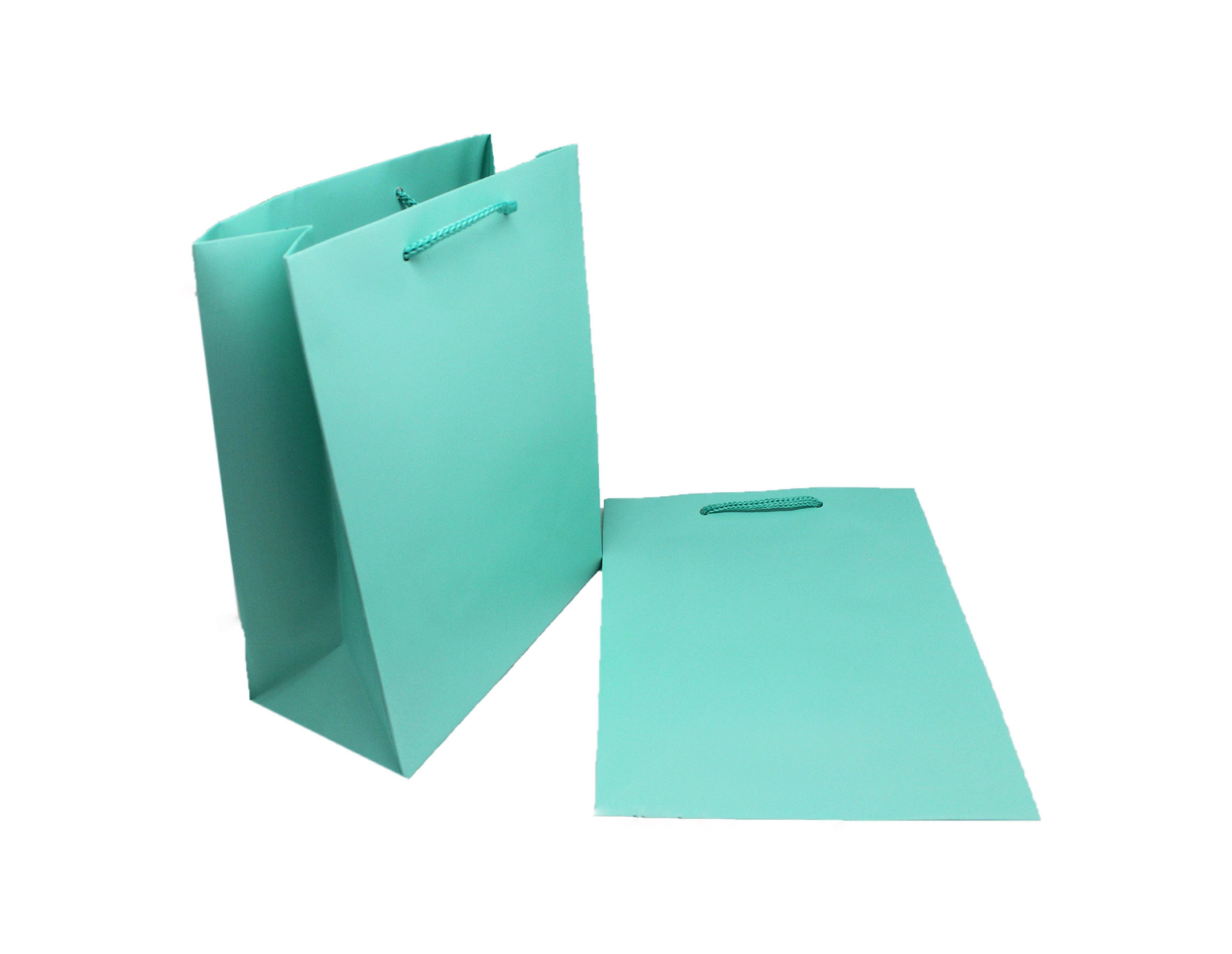 Atlanta Jewelers Supply - Wholesale Gift Bag - Aqua Gift Bags0