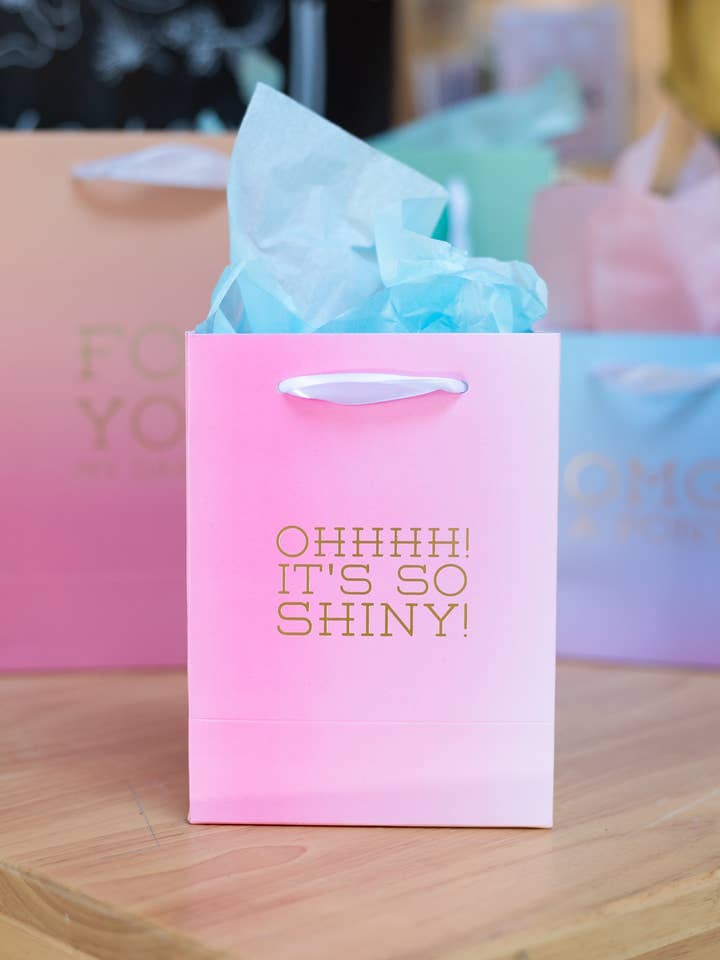 Petit sac cadeau - OHHH ! C'EST SI BRILLANT ! pour la vente par Girl Riot Society by Mosaic Makers Co