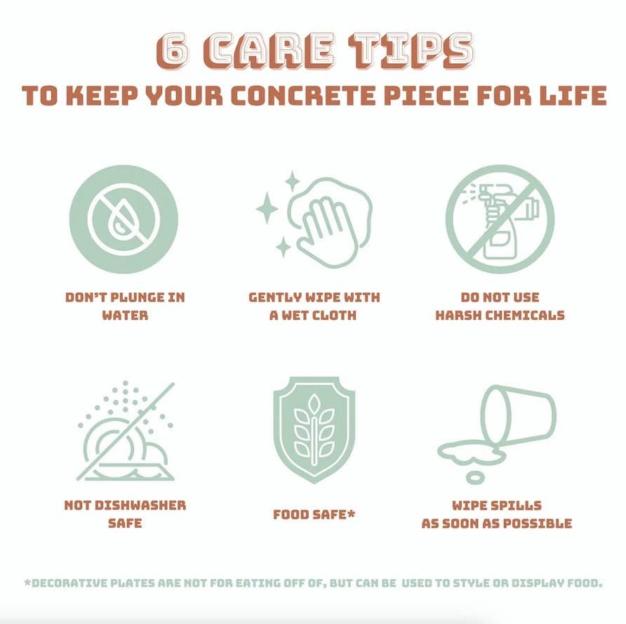 Atelier La Rouleuse - Wholesale Decorative Plate/Dish/Bowl - THEOBROMA - set of 4 concrete coasters6