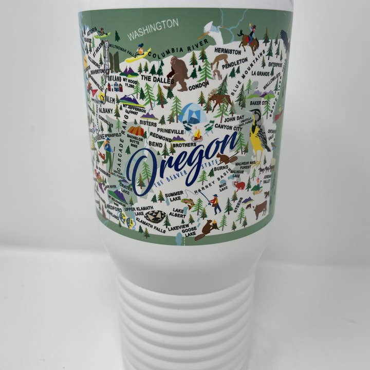 Oregon 20-oz. Stainless Steel Tumbler for wholesale by Galleyware