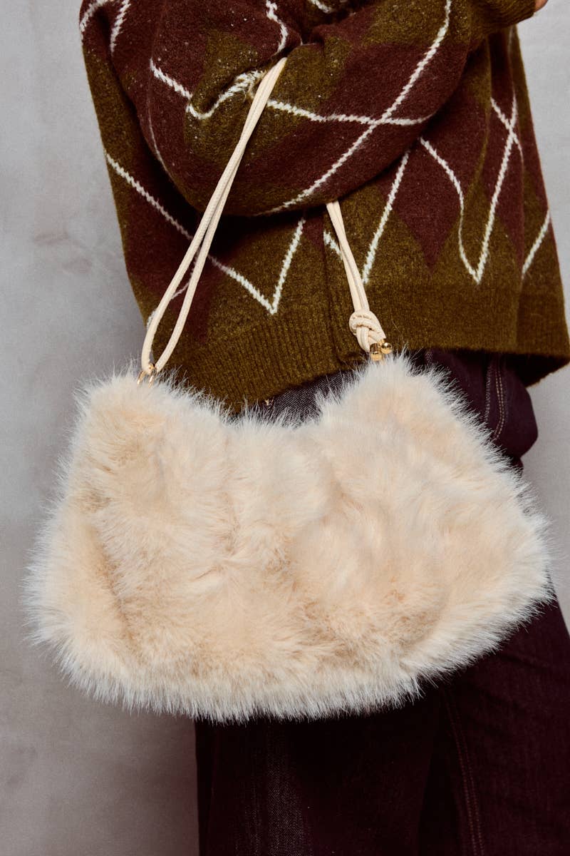 BYREN | ÉLINE L'ATELIER - Wholesale Shoulder Bag - Women's - Faux fur bag CY301JHUI7