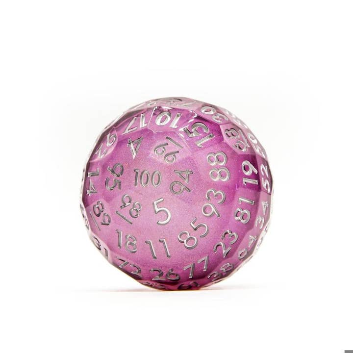 Tabletop Dominion Limited – Dados por atacado – Moonbeam | 50mm D100 | Núcleo Líquido de Dados2