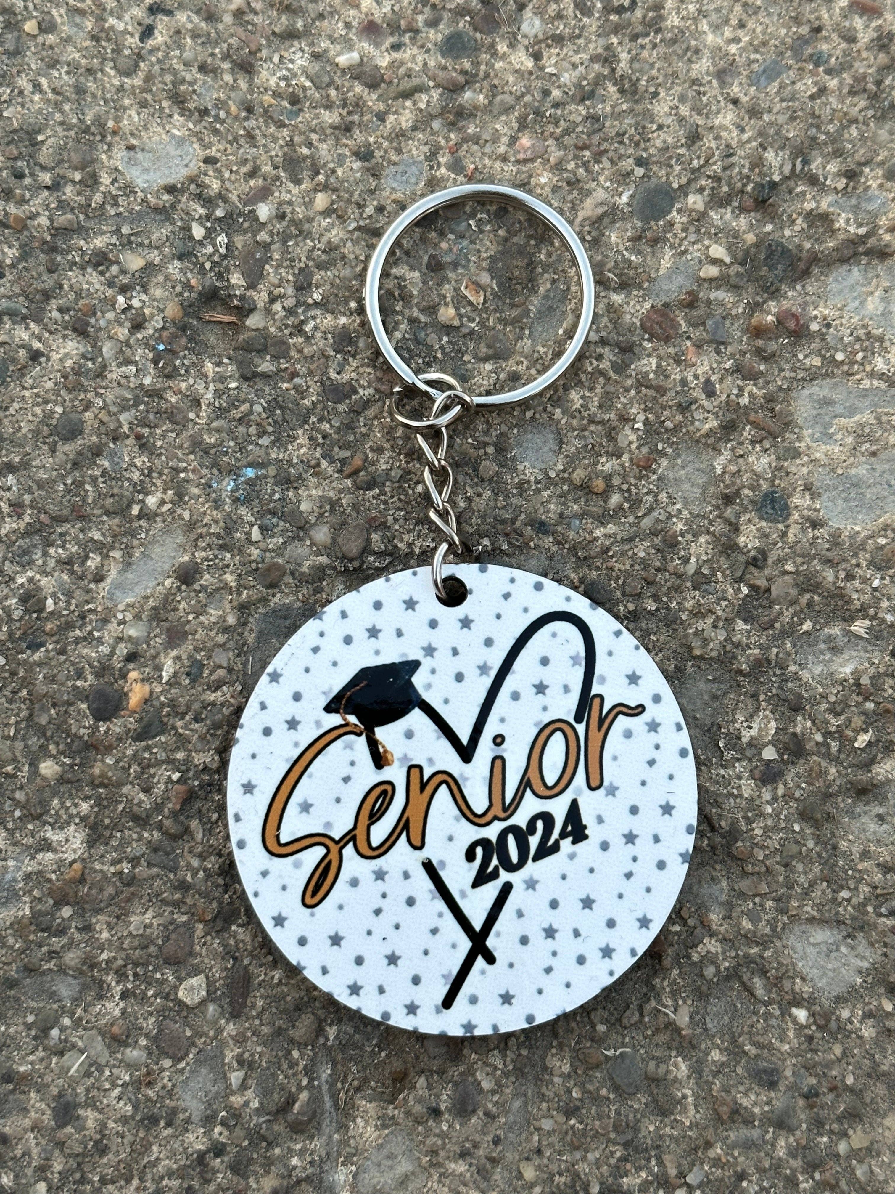 Senior hot sale picture keychain