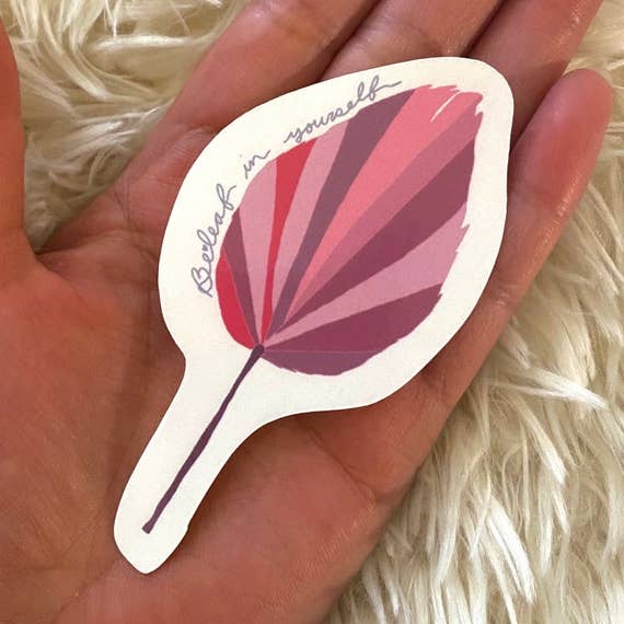 Be-leaf in Yourself Sticker for wholesale by Mie Makes