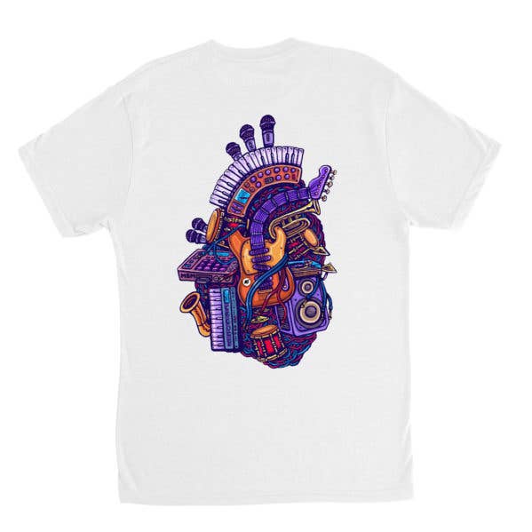Music Heart T-Shirt für den Großhandel von Music State of Mind