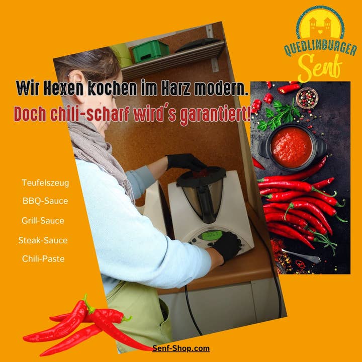 Reserva: Curso de culinária de chili por atacado de Quedlinburger Senf