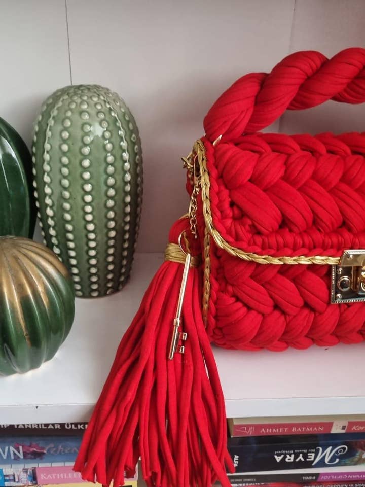 CHQEL Evening Clutch Bag for Women, Handmade Crochet Wedding for wholesale by CHQEL