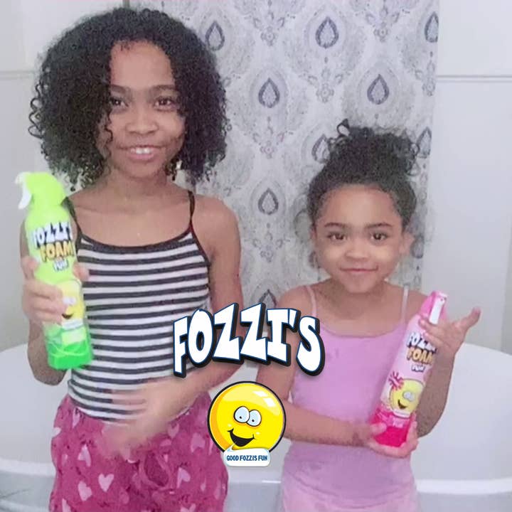 Firefox Toys - Vente Gel douche – enfant et bébé - Savon moussant en spray Fozzi's (11 oz) 6 parfums6