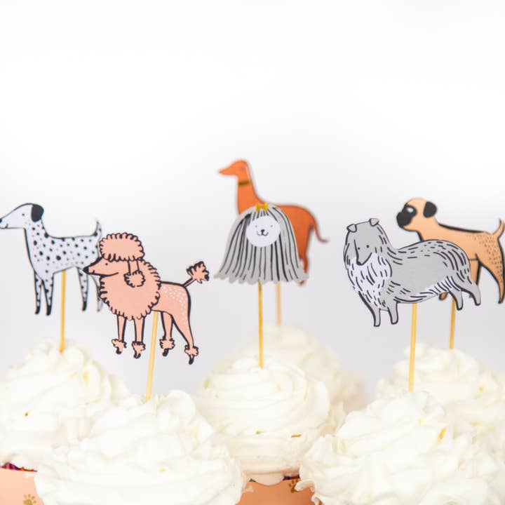 Jollity & Co. + Daydream Society - Wholesale Cake/Cupcake Topper - Bow Wow Cupcake Decorating Set3
