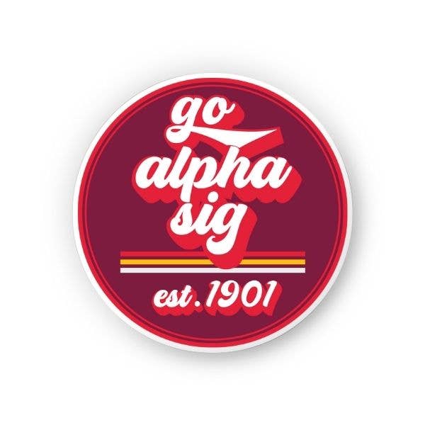 Sarahndipity Shop - Wholesale Sticker - Sorority Sticker - Go Design18