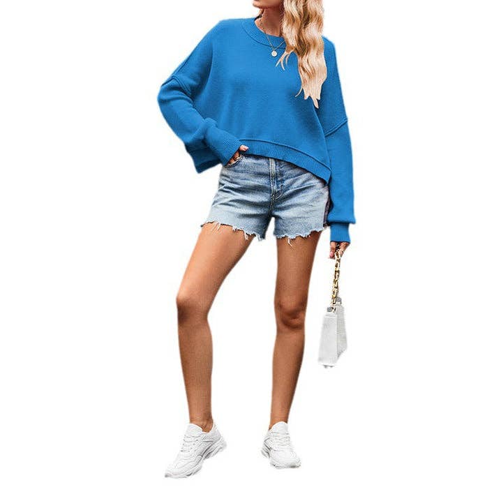 safistyle - Wholesale Knit Top - Women's - Women’s Solid Color Long Sleeve Knitted Top22