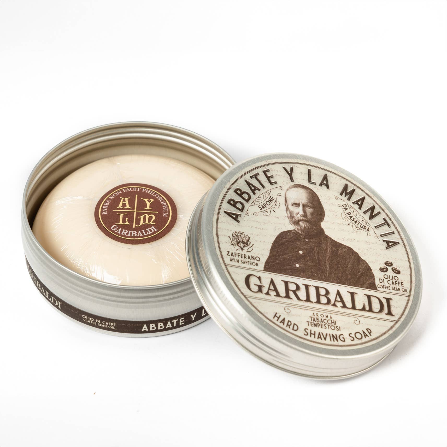 Abbate Y La Mantia - Wholesale Shaving Cream - Men's - Marine Tobacco Shaving Soap | Saffron and Coffee1