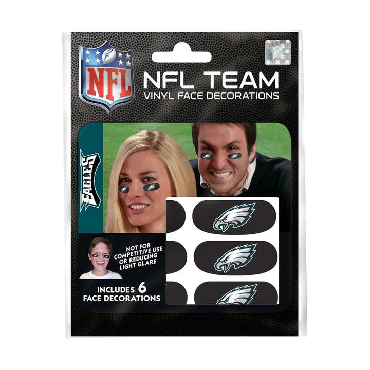 Party Animal, Inc. - Wholesale Face Paint/Play Makeup - Kids - Philadelphia Eagles Face Decorations