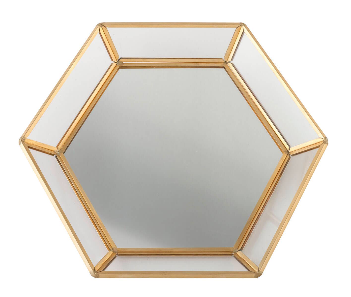Lillian Rose - Wholesale Decorative tray - Geometric Gold Edge Mirrored Tray Wedding Guest Book