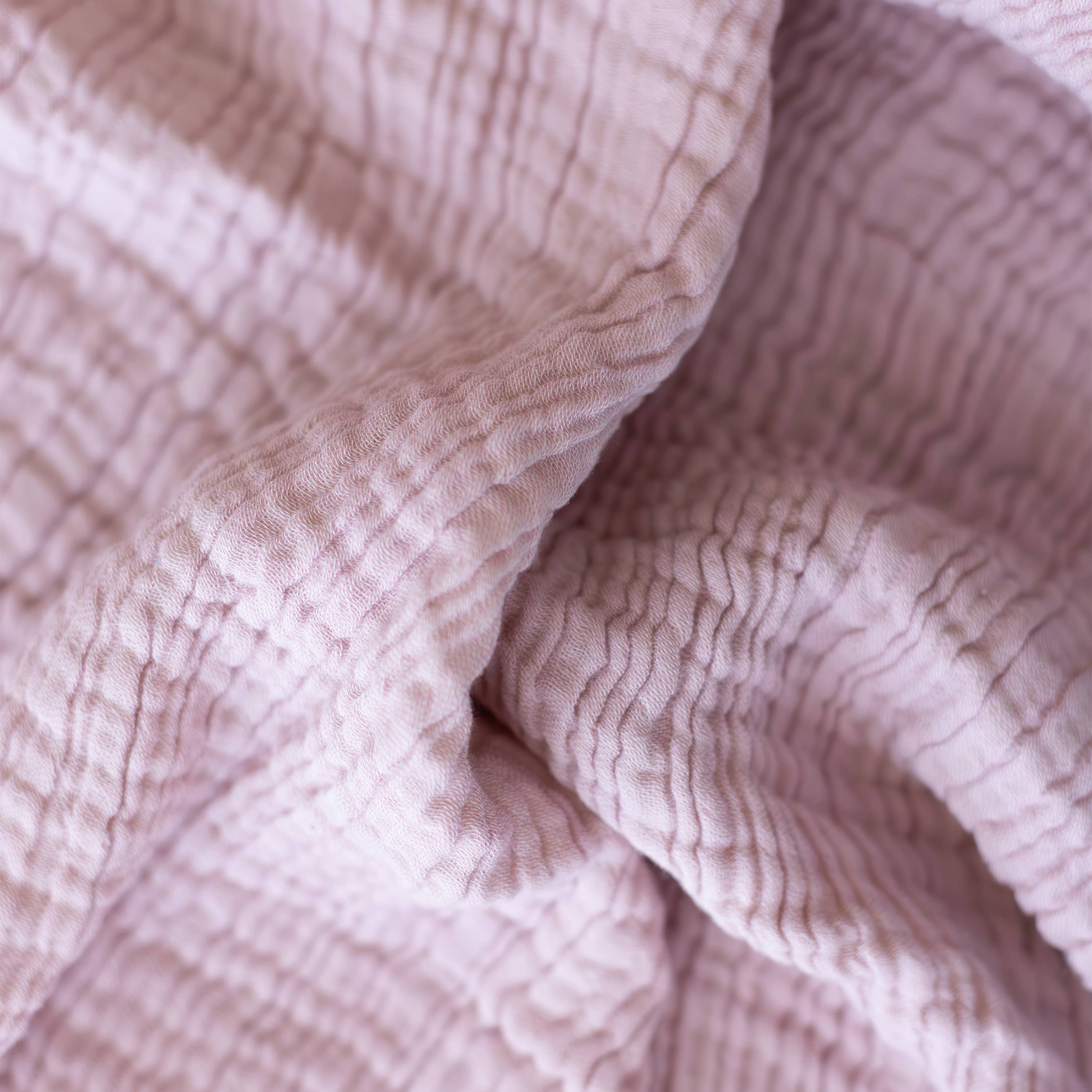 Vivamaison - Vente Plaids - Couvre-lit en mousseline frangé 100 % coton doux, 4 couches premium100