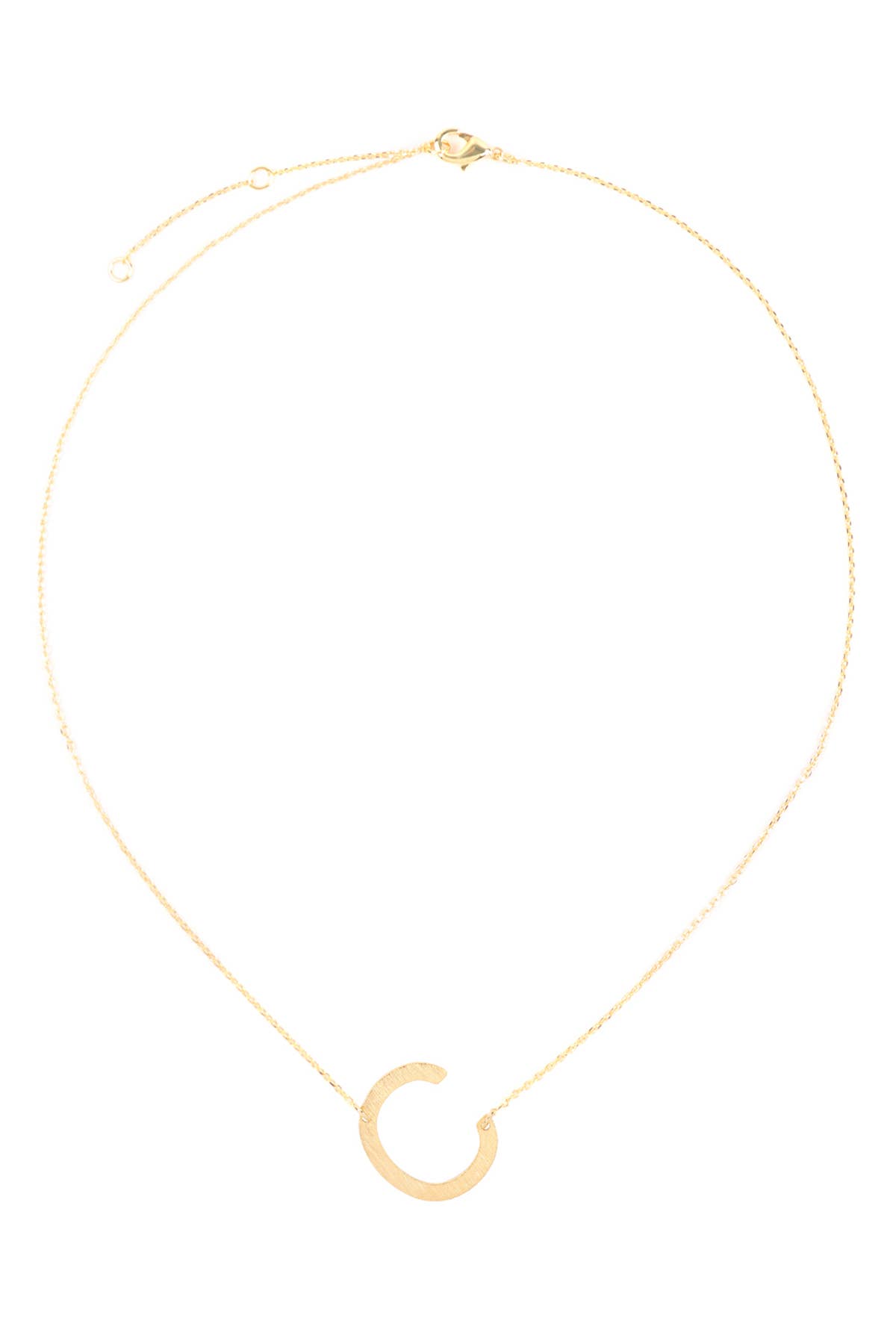 MYS Wholesale Inc - Wholesale Pendant/Charm Necklace - Initial Rough Finish Chain Necklace27