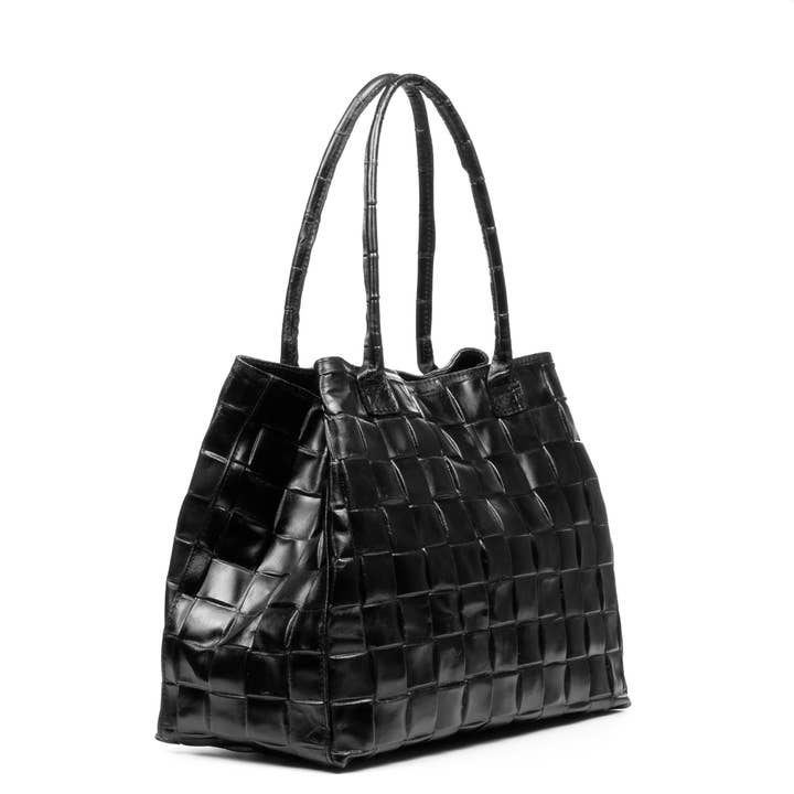 Sac bandoulière Albettone en cuir véritable finition daim pour la vente par FIRENZE ARTEGIANI