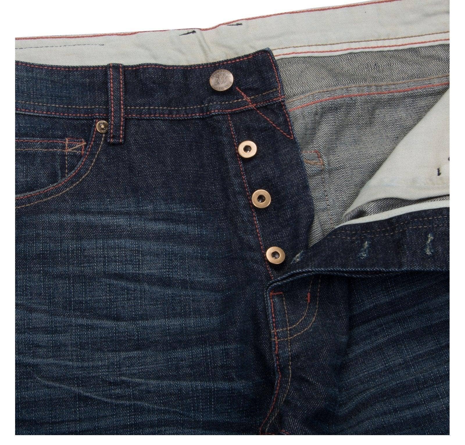 mörk indigo George Ripe organisk indigo selvedge-jeans från Kuroki mills för wholesale på Faire2