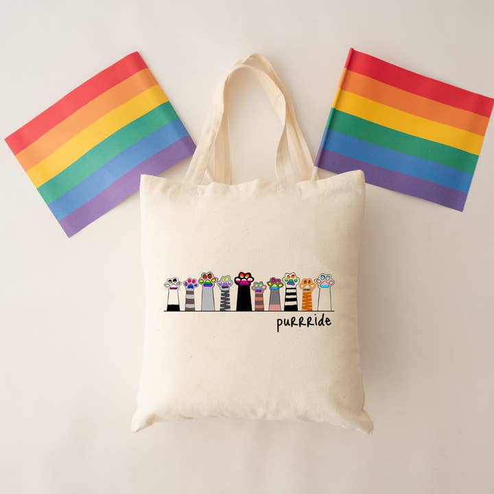 Purride - LGBTQ+ - Katzen-Tragetasche für den Großhandel von Spicy Kitten Designs