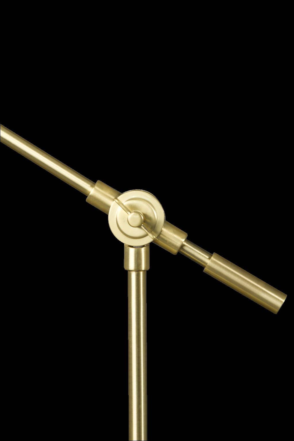 HomeRoots - Vente Lampes d'appoint/de bureau - Lampe de bureau réglable à LED en laiton satiné brillant1