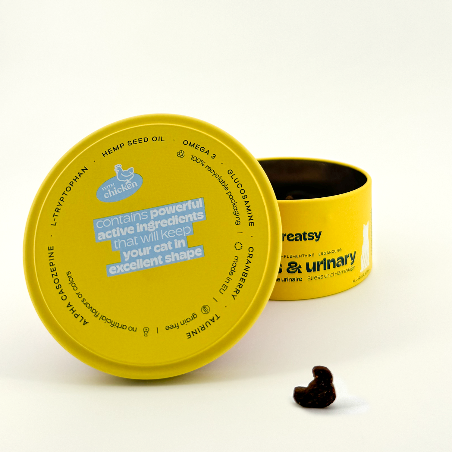 Treatsy - Wholesale Pet Supplement - Cat - Cat Stress & Urinary Supplement | Vet recommended | Fish & C1