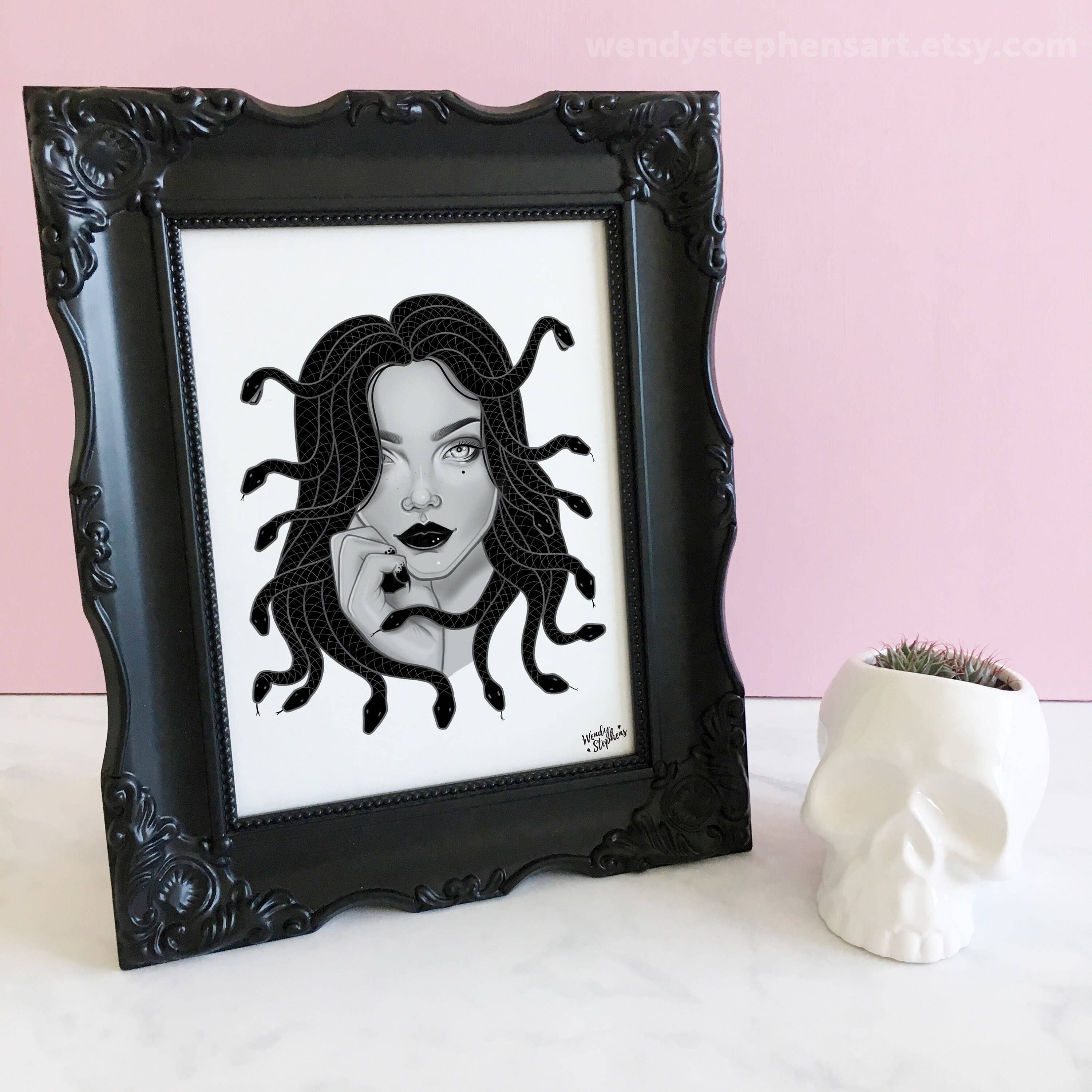 Wendy Stephens Art – wholesale Art print – Medusa Art Print0