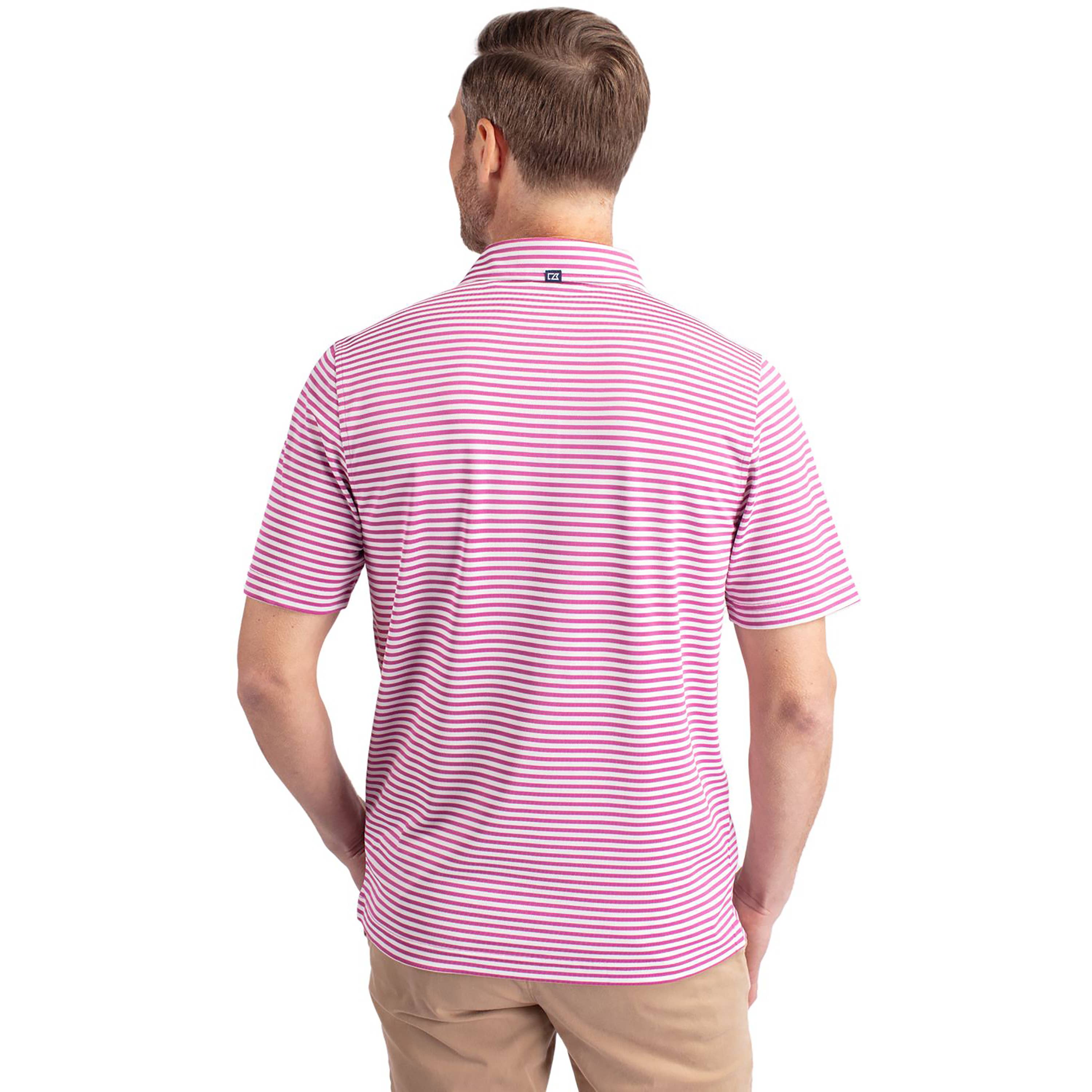 Cutter & Buck - Wholesale Polo - Men's - Cutter & Buck Virtue Eco Pique Stripe Recycled Men's Polo11