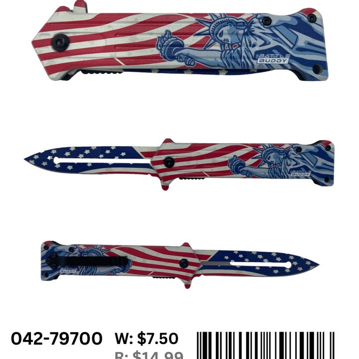 Smithco Distributing - Wholesale Pocket Knife/Holder - Battle Buddy Knives, Pocket Knife127