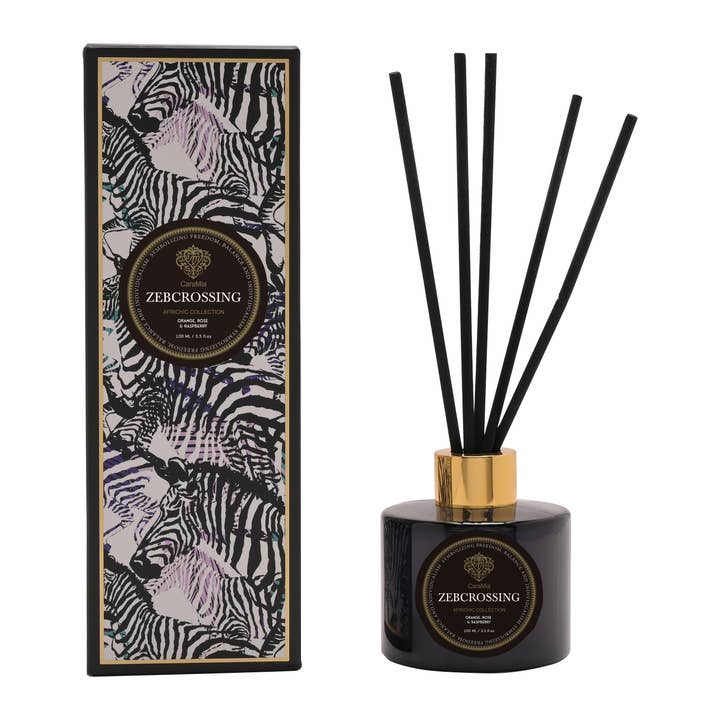 Reed Diffuser - Zebcrossing 150 ml voor wholesale door CaraMia Fine Gifting and Homeware