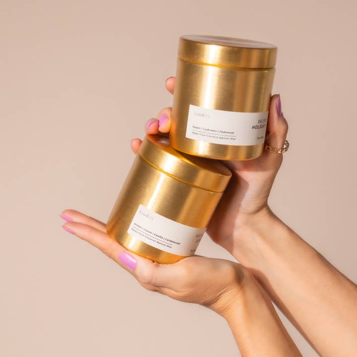 Yuzu Shiso Leaf | BEST SELLER | 9 oz Gold Luxury Candle for wholesale by Kandlery