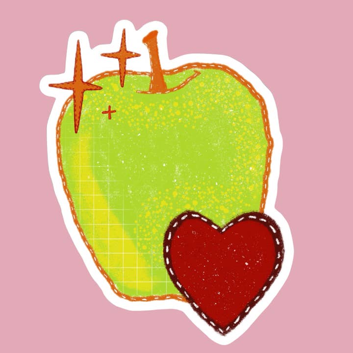 Adhesivo de vinilo verde manzana para venta al por mayor de BeksRoses LLC