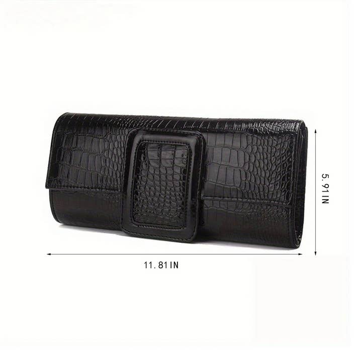 Black 2024 NEW STYLE COMMUTER CLUTCH BAG_CWAB2618 for wholesale on Faire3