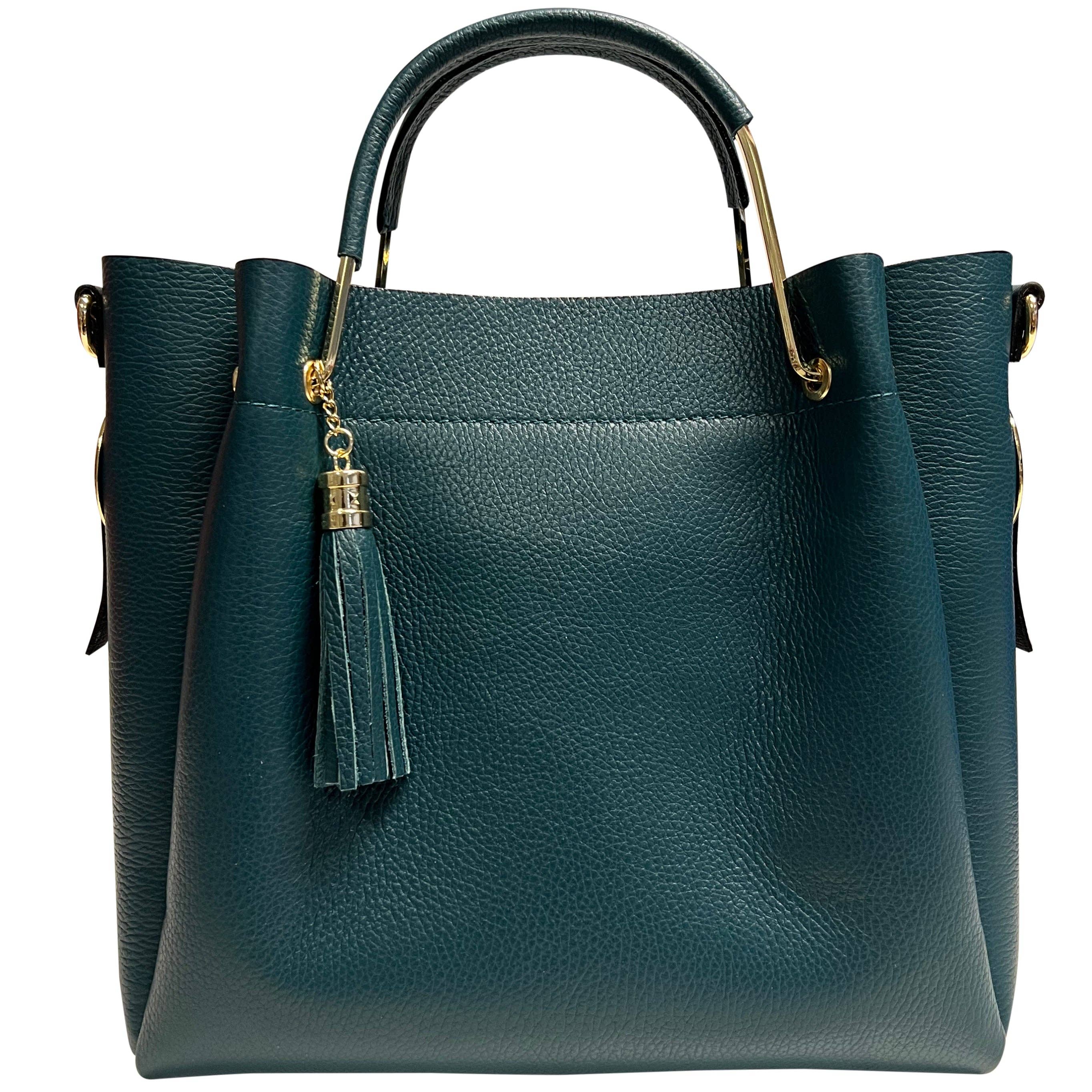 MODARNO – wholesale Top handle bag – women's – Modarno Women's Bucket Bag in Genuine Leather + Inner Bag mo14