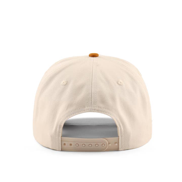 Beige Burnt Orange The "Austin" Script Hat for wholesale on Faire6