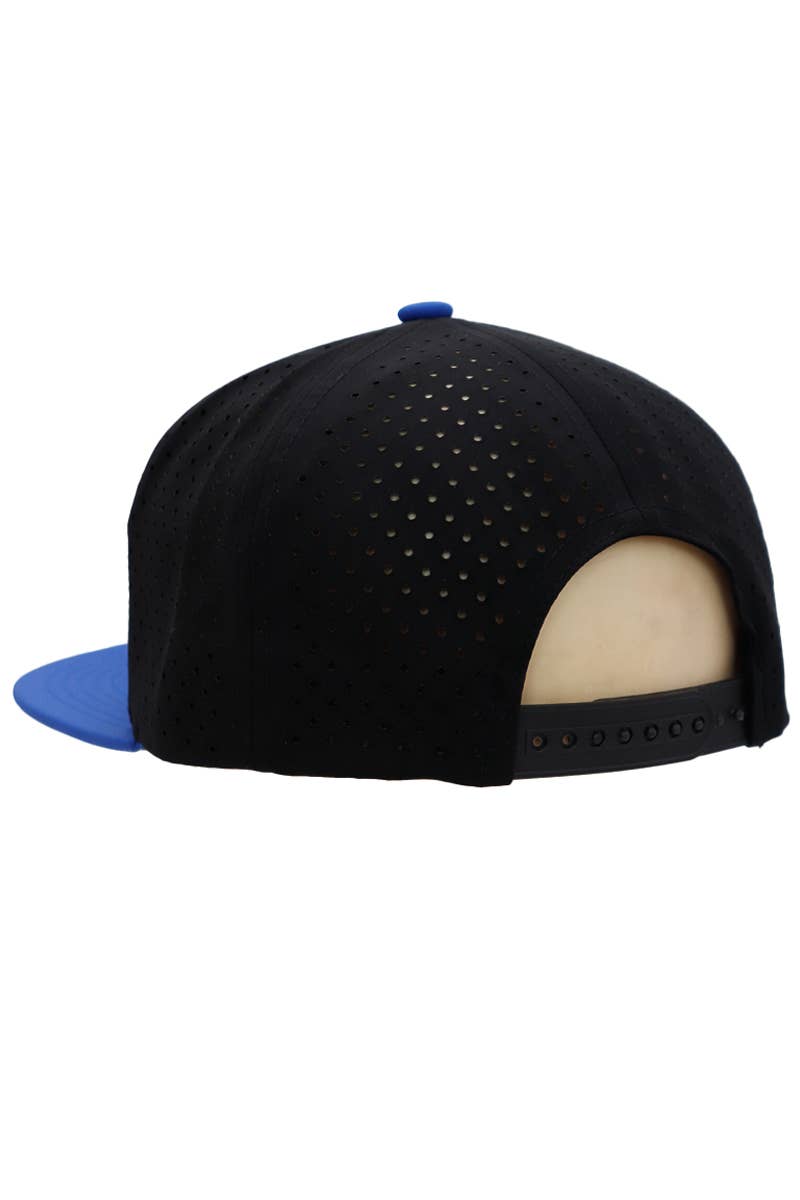 Cap Zone - Wholesale Trucker Hat - Unisex - Two Tone 7 Panel Digital Punch Perforated Snapback11