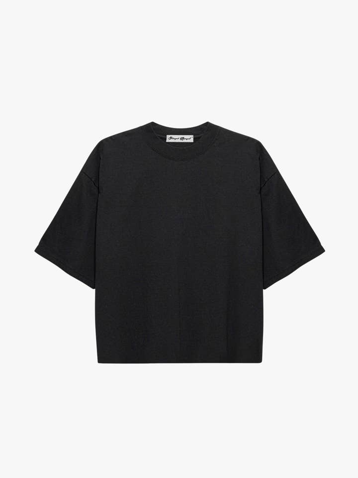 FUNERAL APPAREL - Wholesale T-shirt – men's - White Cropped T-Shirt (Men’s)0