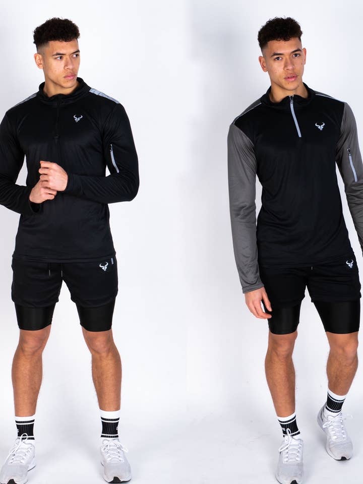 Cerus Multipack 1/4 Pullovere med lynlås for engroshandel hos Cerus Clothing