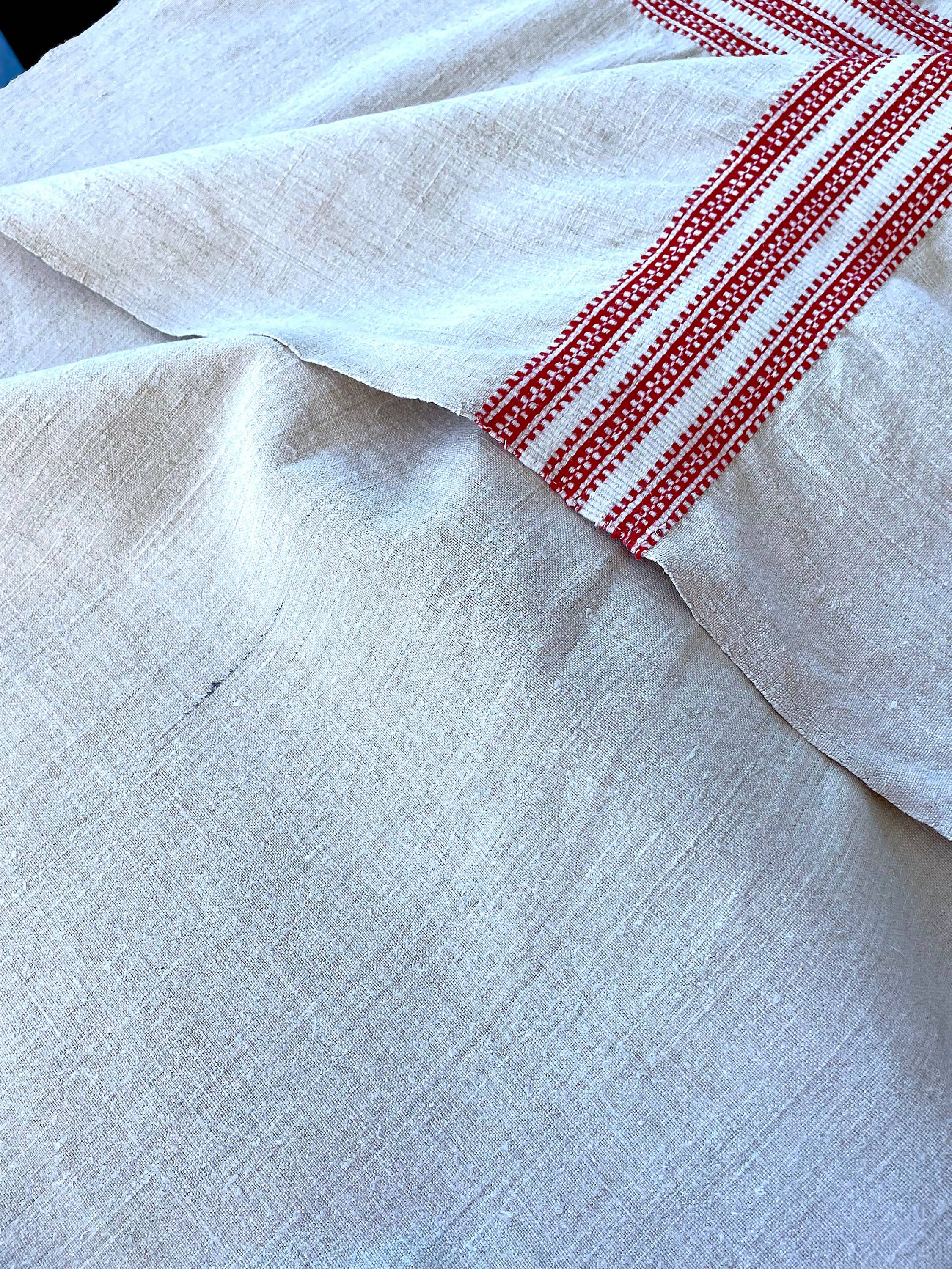 Kalocsa – Toalha de mesa por atacado – Toalha de Mesa em Linho Antique Europeu, Húngaro Vermelho6