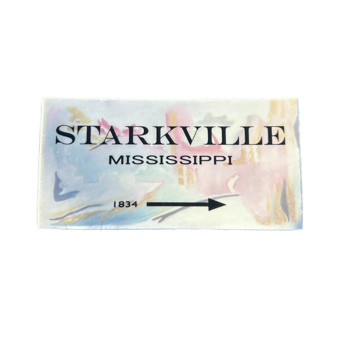 MK Decker Designs - Wholesale Sticker - "Starkville" Sticker0