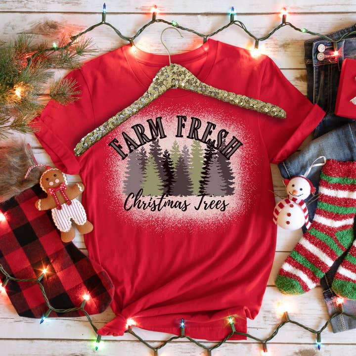 TRENDY CHRISTMAS TSHIRTS for wholesale by Rebelle Tree Boutique
