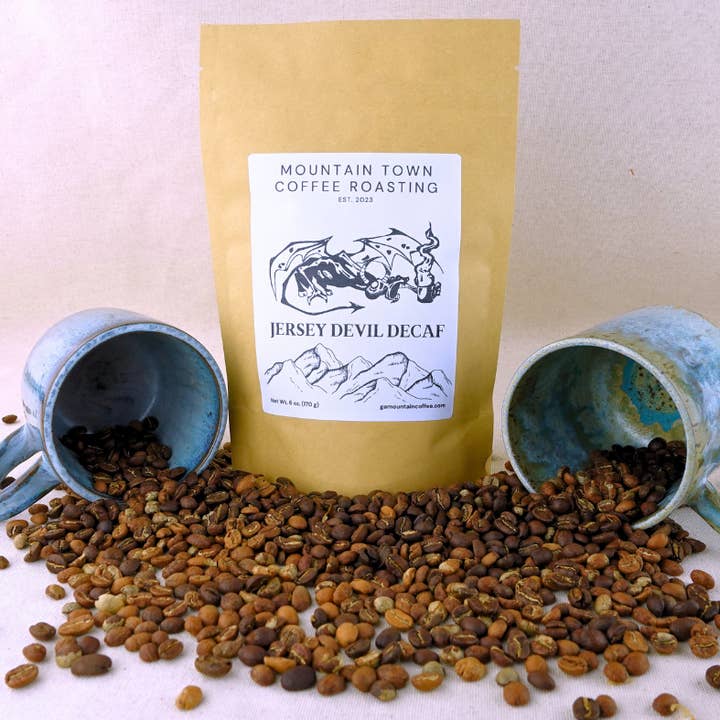 Jersey Devil Decaf (12oz Retail Case) for wholesale by Georgia Mountain Coffee