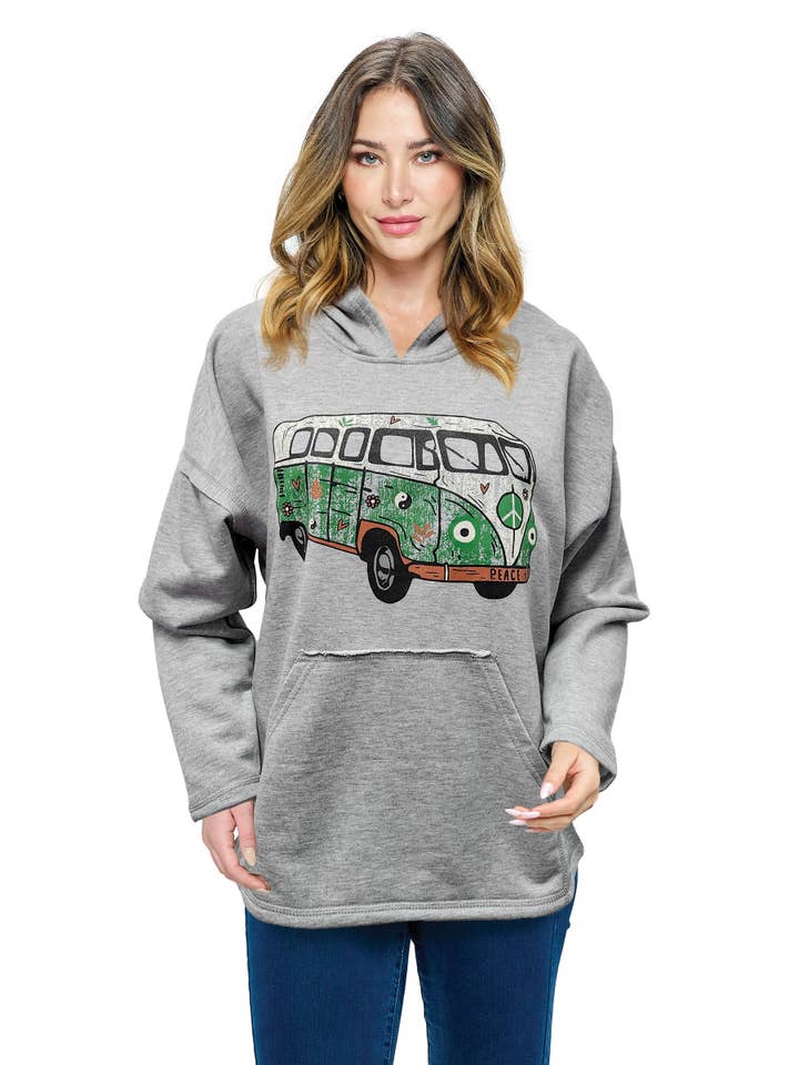 SALE Hoodie Boho Van Life Peace Love (Reg. Price $19)
for wholesale by Yak & Yeti