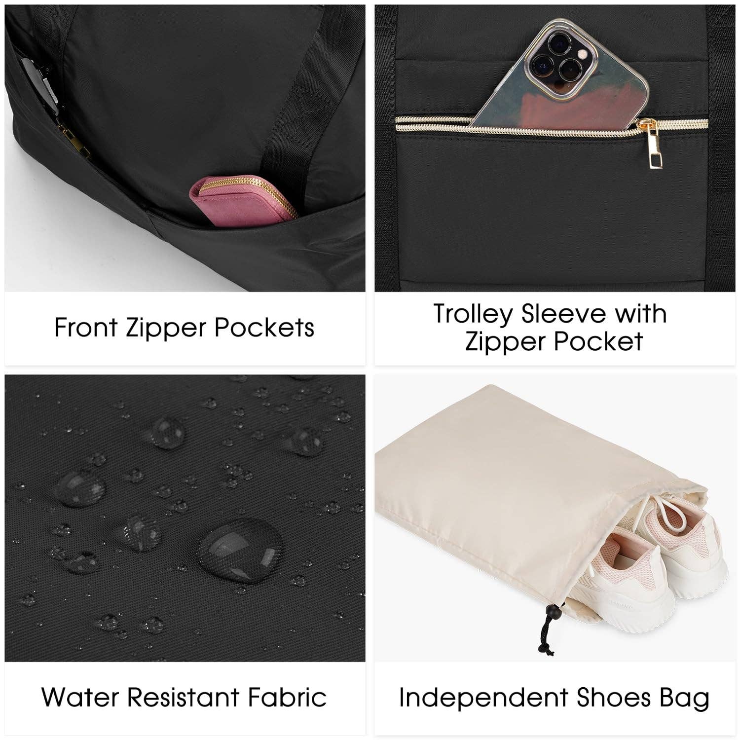 wandf - Wholesale Weekender Bag - Women's - Underseat Carry-on Luggage Duffel Bag Weekender Overnight13