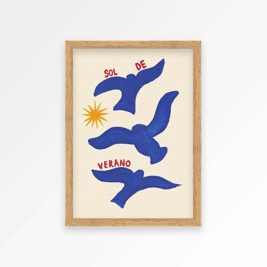 Proper Good – Großhandel Kunstdruck – Handbemalter Druck mit Möwen3