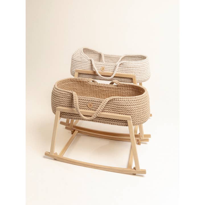 ANZY HOME - Wholesale Bassinet - Baby - Knitted Baby Moses Basket Standard Size New Model8